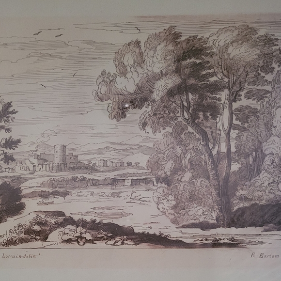 Sepia Landscape II -Framed Art Print - Picture 3 of 4